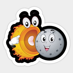 Solar Eclipse Sticker